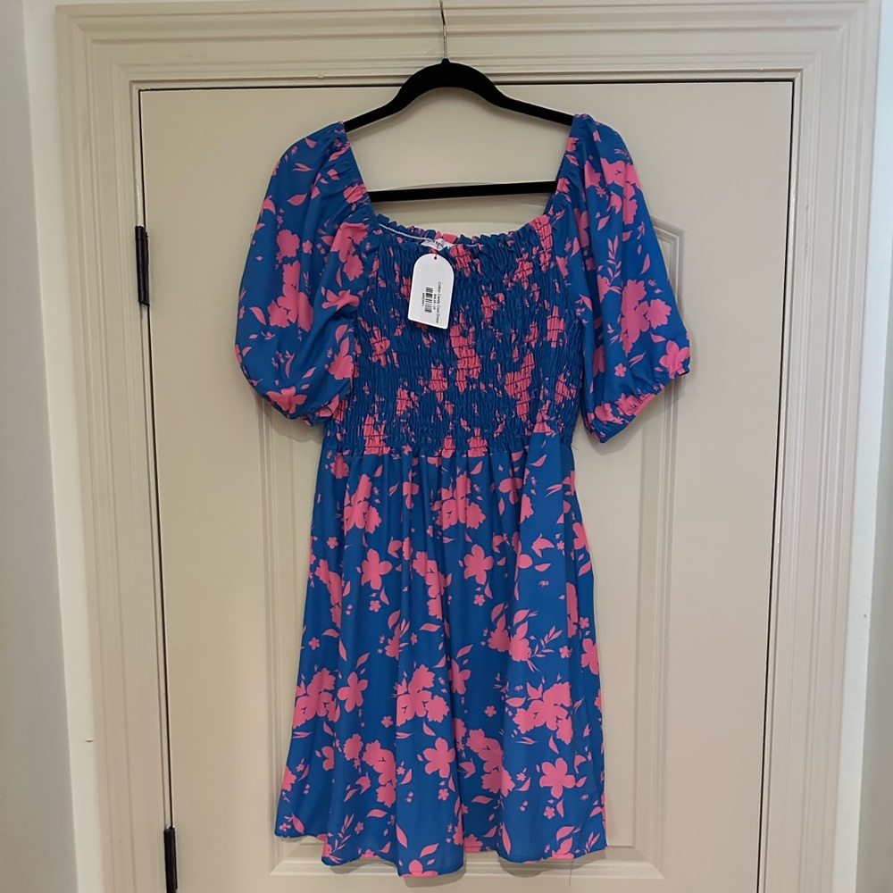 Bright spring/summer floral dress
